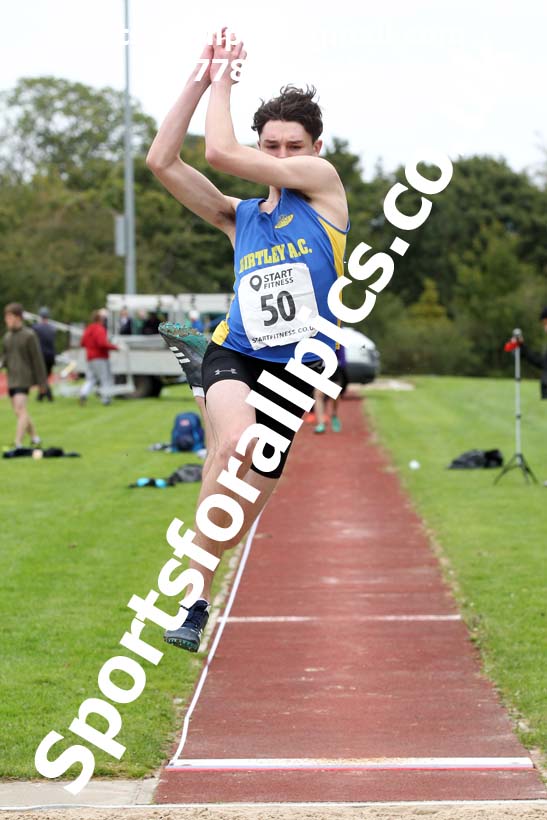 Long jump, NECAA Open Meeting, Morpeth, Sunday, September 27th. David T. Hewitson/Sports for All Pics